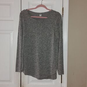 Old Navy gray soft light weight sweater shirt  Sz M